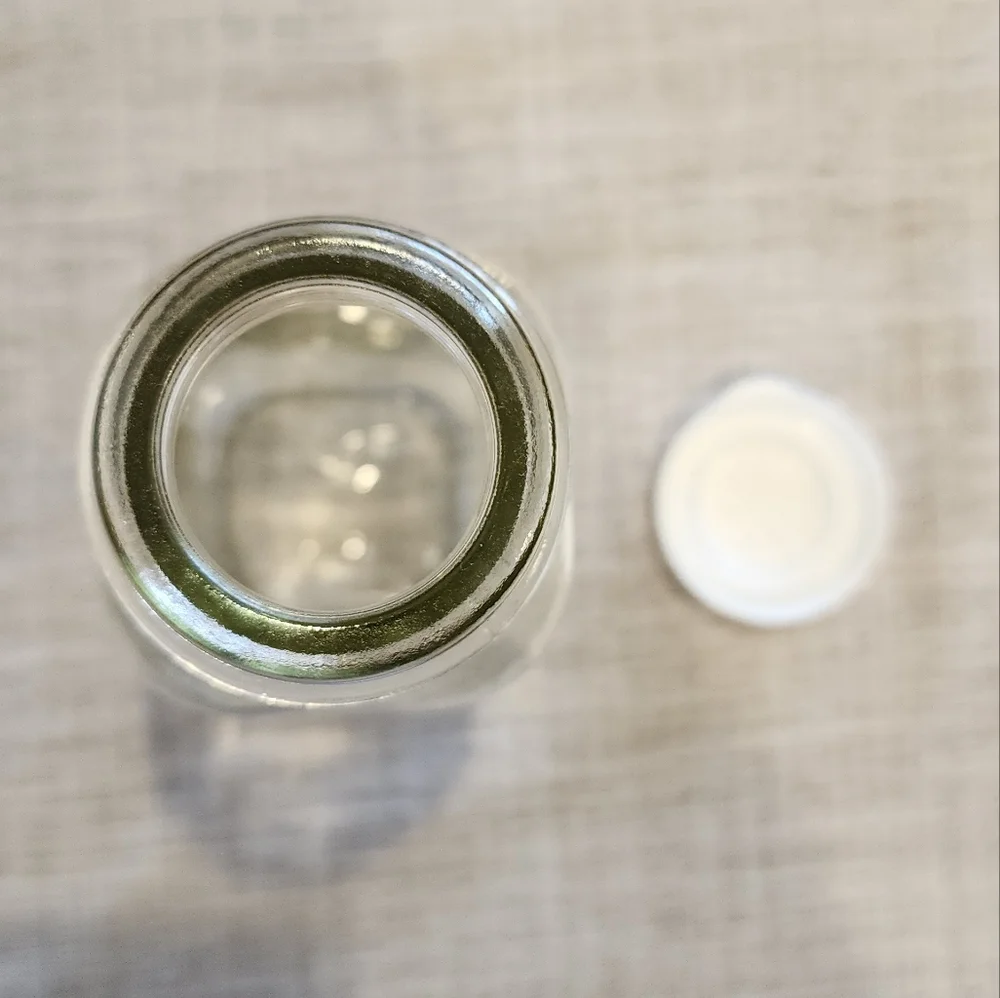 Stanpac Clear Glass Resealable Liquid Jar Container Decanter 16 ounces